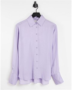 Сиреневая шелковая рубашка Pauline Inwear