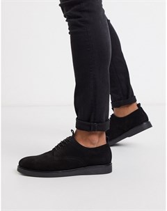 Черные замшевые туфли на шнуровке H by hudson