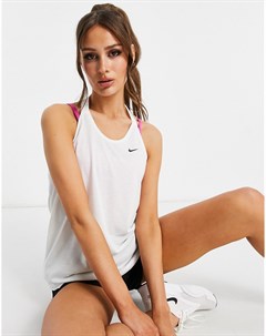 Белая майка elastika Nike training