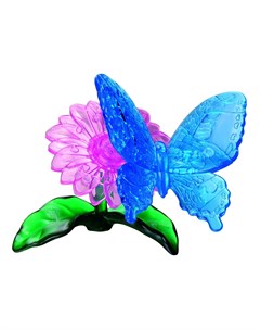 Головоломка Бабочка голубая цвет голубой Crystal puzzle