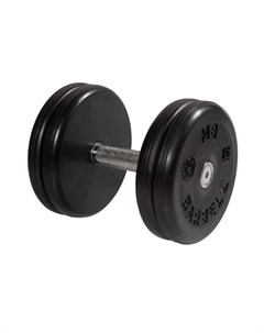 Гантель классик с вращающейся ручкой хром 24 кг MB-FdbEM-B24 Mb barbell