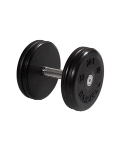 Гантель классик с вращающейся ручкой хром 18 кг MB-FdbEM-B18 Mb barbell