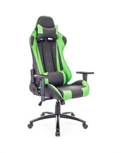 Геймерское кресло Lotus S9 экокожа зеленый Everprof