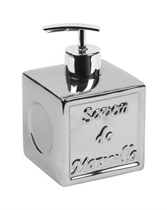 Дозатор для жидкого мыла Savon De Marseille серебряный Spirella