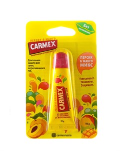 Увлажняющий бальзам для губ Персик манго микс 10 гр Для губ Carmex