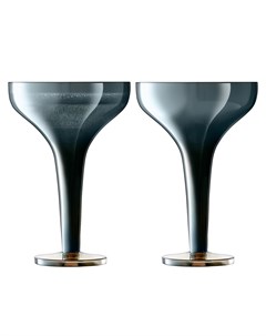 Набор бокалов для шампанского 2 шт 150 мл Signature Epoque сапфир Lsa international