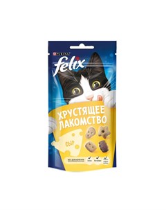 Хрустящее Лакомство лакомство для кошек с сыром 60 г Felix