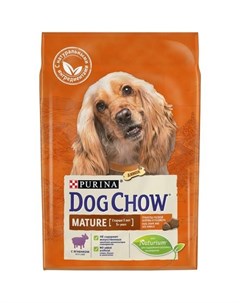 Сухой корм для взрослых собак старшего возраста с ягненком Пакет 2 5 кг Dog chow