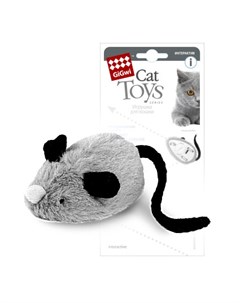 Игрушка для кошек Интерактивная Мышка 9 см Gigwi