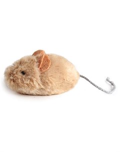 Игрушка для кошек Мышка со звуковым чипом 13 см Gigwi