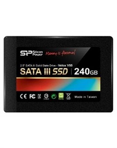 Твердотельный накопитель SSD 2 5 240 Gb SP240GBSS3V55S25 Read 550Mb s Write 450Mb s TLC Silicon power