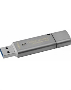Флеш Диск 128Gb DataTraveler Locker G3 DTLPG3 128GB USB3 0 серебристый Kingston