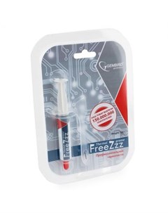 Термопаста FreeZzz GF 01 5 для радиаторов 5гр шприц Gembird