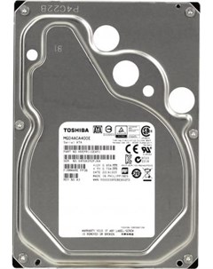Жесткий диск 3 5 4 Tb 7200rpm 128Mb cache MG04ACA400E SATA III 6 Gb s Toshiba