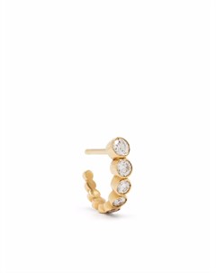 Серьга кольцо Ensemble из желтого золота с бриллиантами Sophie bille brahe