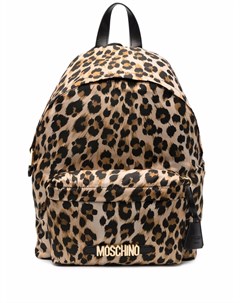 Рюкзак с леопардовым принтом Moschino