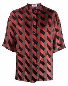 Рубашка с геометричным принтом Salvatore ferragamo