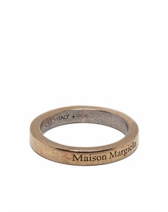 Серебряный браслет с гравировкой логотипа Maison margiela