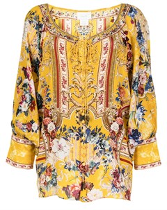 Расклешенная блузка с цветочным принтом Camilla