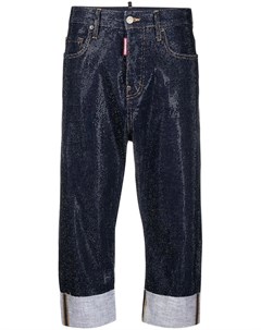 Укороченные джинсы с заклепками Dsquared2