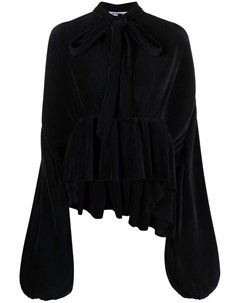 Плиссированная блузка оверсайз Balenciaga