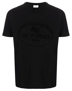 Футболка с флисовым логотипом Etro