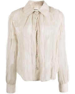 Плиссированная рубашка Francoise Khaite
