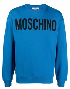 Толстовка с круглым вырезом и логотипом Moschino