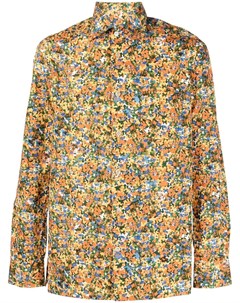 Рубашка с цветочным принтом Kiton