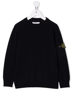 Пуловер с круглым вырезом Stone island junior