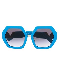 Солнцезащитные очки в массивной оправе с логотипом VLogo Valentino eyewear