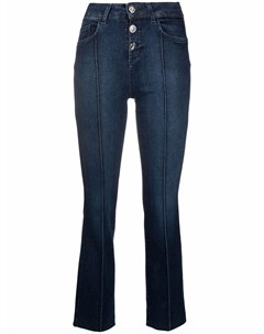 Укороченные джинсы с завышенной талией Liu jo