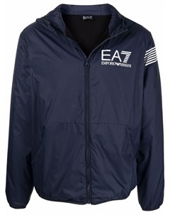 Куртка с капюшоном и логотипом Ea7 emporio armani