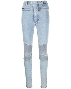 Байкерские джинсы Iconic с завышенной талией Philipp plein