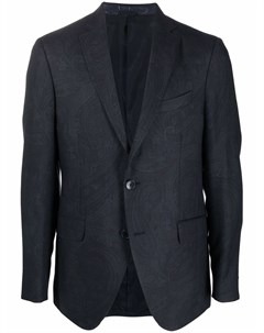 Однобортный пиджак с принтом пейсли Etro