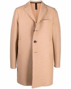 Шерстяное однобортное пальто Harris wharf london