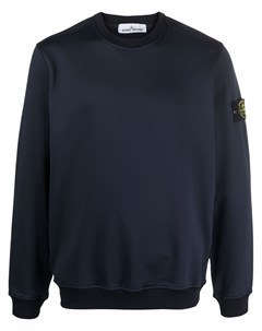 Свитер с нашивкой логотипом Stone island