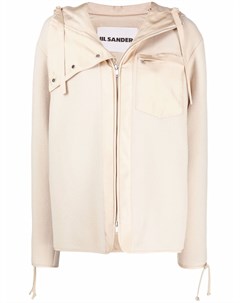 Куртка с капюшоном и кулиской Jil sander