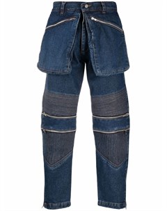 Прямые джинсы со вставками в рубчик Youths in balaclava