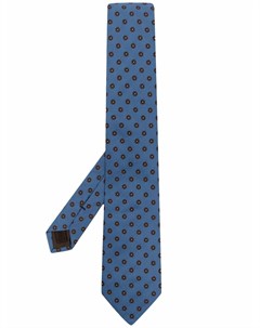 Шелковый галстук с цветочной вышивкой Church's