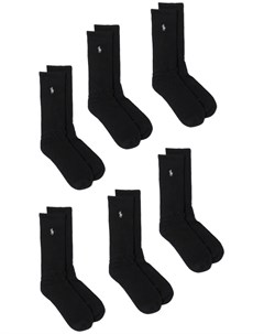 Комплект из шести пар носков с логотипом Polo ralph lauren