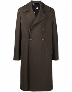 Двубортное шерстяное пальто Paul smith