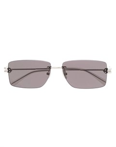 Солнцезащитные очки в безободковой оправе Bottega veneta eyewear