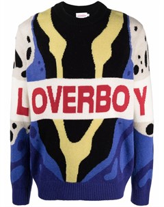 Джемпер с жаккардовым логотипом Charles jeffrey loverboy