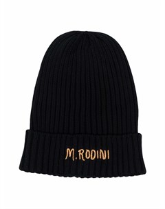 Шапка бини с вышитым логотипом Mini rodini