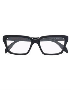 Очки в квадратной оправе с логотипом Alexander mcqueen eyewear