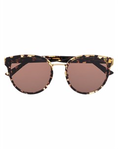 Солнцезащитные очки черепаховой расцветки Bottega veneta eyewear