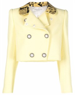 Укороченный твидовый пиджак Alessandra rich