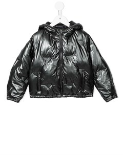 Пуховик с капюшоном Emporio armani kids