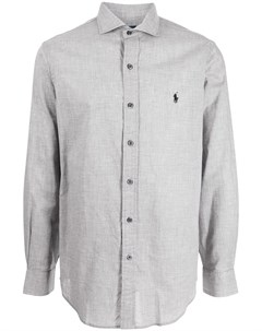 Поплиновая рубашка с длинными рукавами Polo ralph lauren